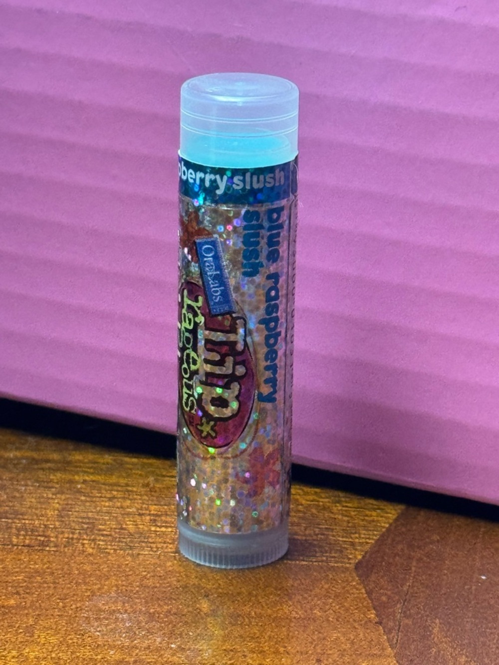 OraLabs Lip Rageous Glitters Lip Balm Blue Raspberry Slush .15oz 4.2g NEW - Picture 1 of 1
